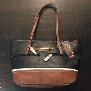 👜 *NWT* Stone Mountain Leather Tote Purse